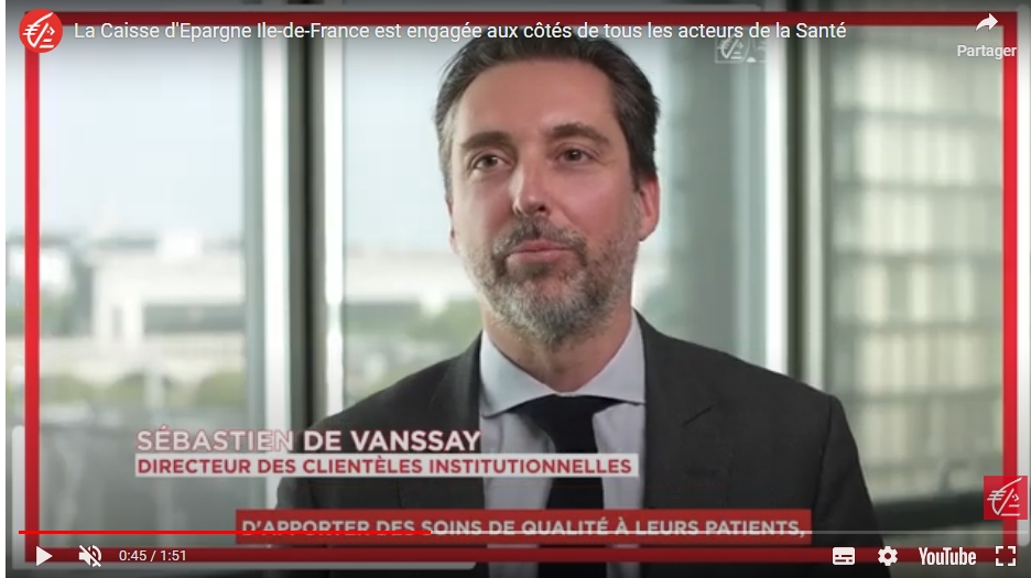 La Caisse d Epargne Ile de France est engagee aux cotes de tous les acteurs de la sante