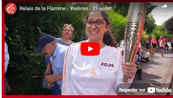 Vidéo Relais de la Flamme - Yvelines - 23 juillet