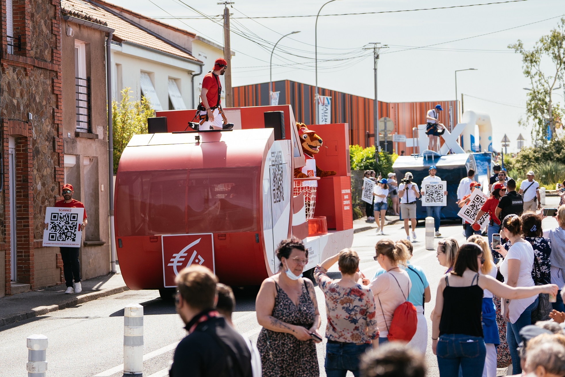 Charre relais de la Flamme à Seine-Saint-Denis CEIDF