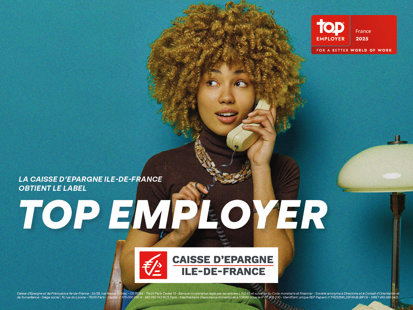 Top Employer 2025 Caisse Epargne Ile-de-France